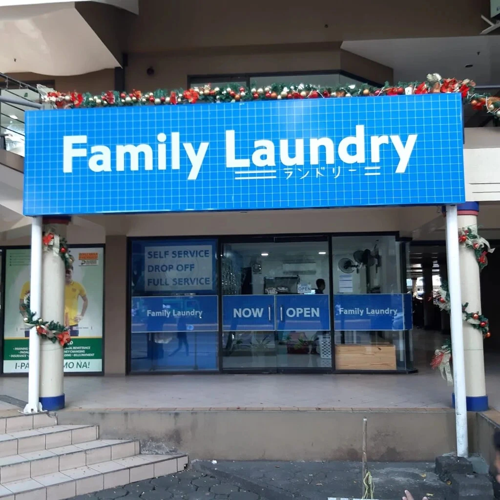 Family laundry shop in Cebu City